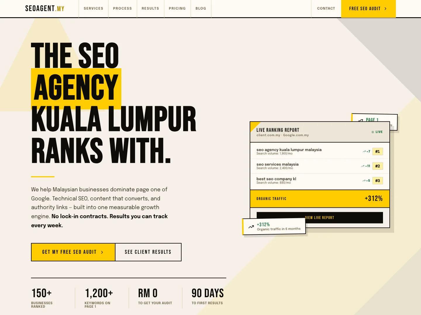 SEOAgentMY — desktop, tablet & mobile design