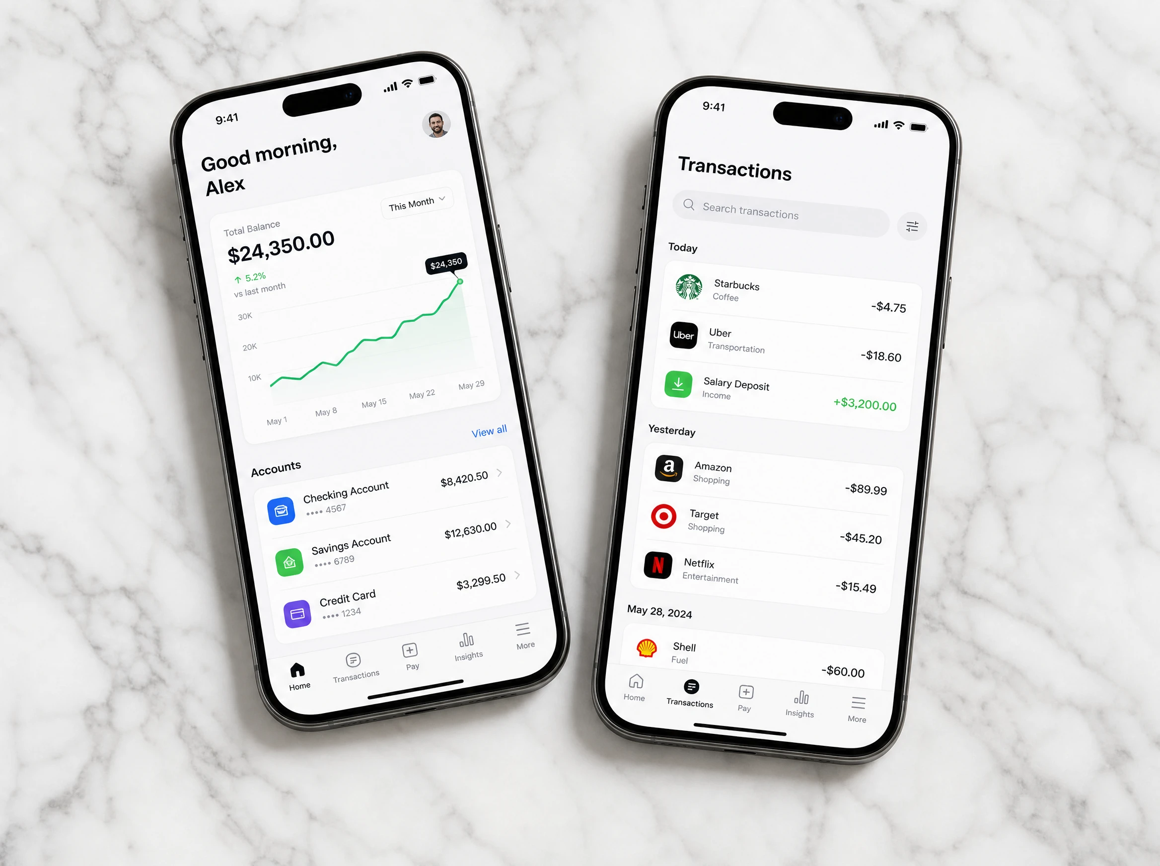 App development — iPhone product shot